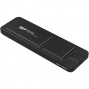 Silicon Power 256gb Usb-c 3.2 Gen 2 Portable Ssd Black