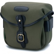 Billingham Hadley Digital Camera Bag Sage Fibrenyte Black Leather