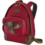 Billingham 35 Rucksack Burgundy Canvas Chocolate Leather 7l