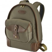 Billingham 35 Rucksack Sage Fibrenyte Chocolate Leather Trim 7l