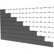 Ds-ledunv610-8x8 Universal Dvled Mounting System For 610mm Cabinets