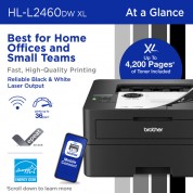 Brother Hl-l2460dw Xl Monochrome Laser Printer