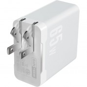 Powerpeak 65w Gan Usb-c Wall Charger White