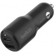 Belkin Boostcharge 42w Usb-c Usb-a Car Charger