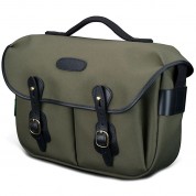 Billingham Hadley Pro Camera Bag Sage Fibrenyte Black Leather