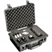 Pelican 1500 Case With Foam - Black