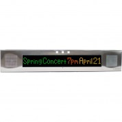 Ipsignl-rwb Led Ip Signboard With Speakers