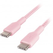 Belkin Boostcharge 60w Usb-c Cable Pink 3.3'