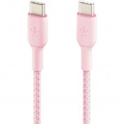 Belkin Boostcharge 60w Usb-c Cable Pink 3.3'