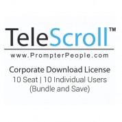 Telescroll Teleprompter Software 10-license Bundle