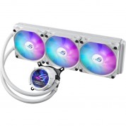 Asus Rog Strix Lc Iii 360mm Argb Lcd Liquid Cooler White