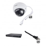 Vivotek Nd9323p 8-channel 4k Nvr With Fd9369-f2 Dome Cameras