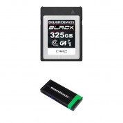 Delkin 325gb Cfexpress Type B Memory Card With Reader