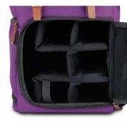 Gogroove Camera Backpack Purple - Compact Dslr Bag