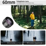 Ulanzi 60mm Telephoto Lens For Photography