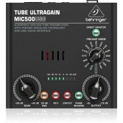 Behringer Tube Ultragain Mic500usb Preamp Usb Audio Interface